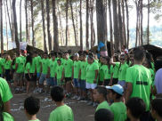 بالصور: استقبال الأهالي على أرض المخيم الكشفي التابع لكشافة النادي الارثوذكسي في يوكنعام